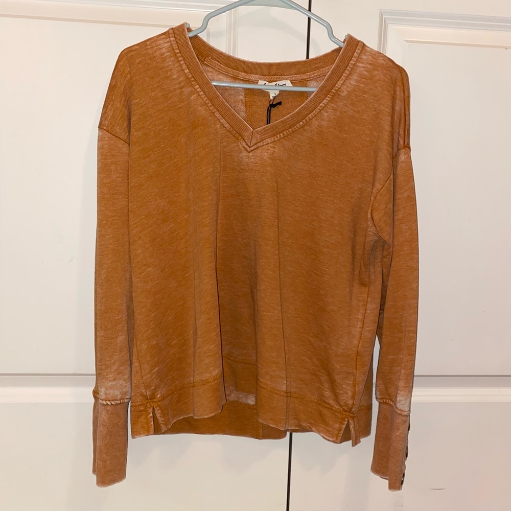 Rust Orange Top Jane and Delancey